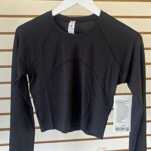 Swiftly Tech Cropped Long Sleeve 2.0 - Black